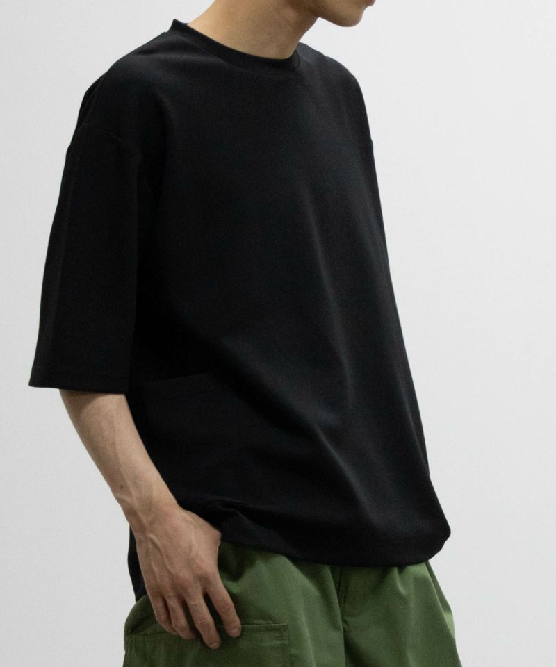 URBAN COLLECTION エアスムージー ポケット付き5分袖Tシャツ メンズ