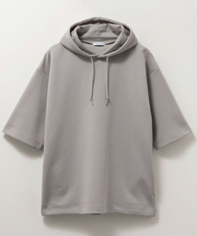 MOSSIMO ハニカムジップアップ半袖パーカー メンズ