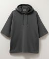 URBAN COLLECTION エアスムージー ポケット付き5分袖パーカー メンズ