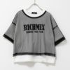 RICH MIX 5分袖メッシュTシャツアンサンブル キッズ ネコポス 対応商品