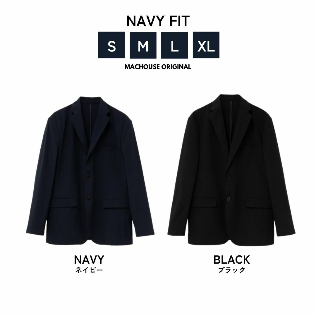 NAVY FIT ストレッチジャケット メンズ