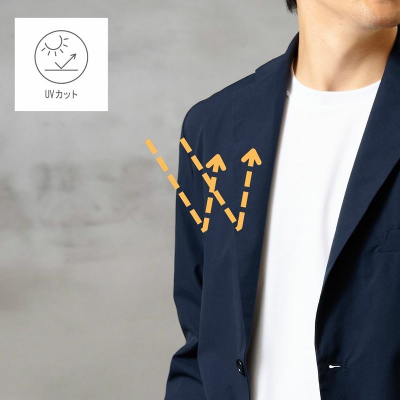 NAVY FIT  ストレッチジャケット メンズ商品画像-9