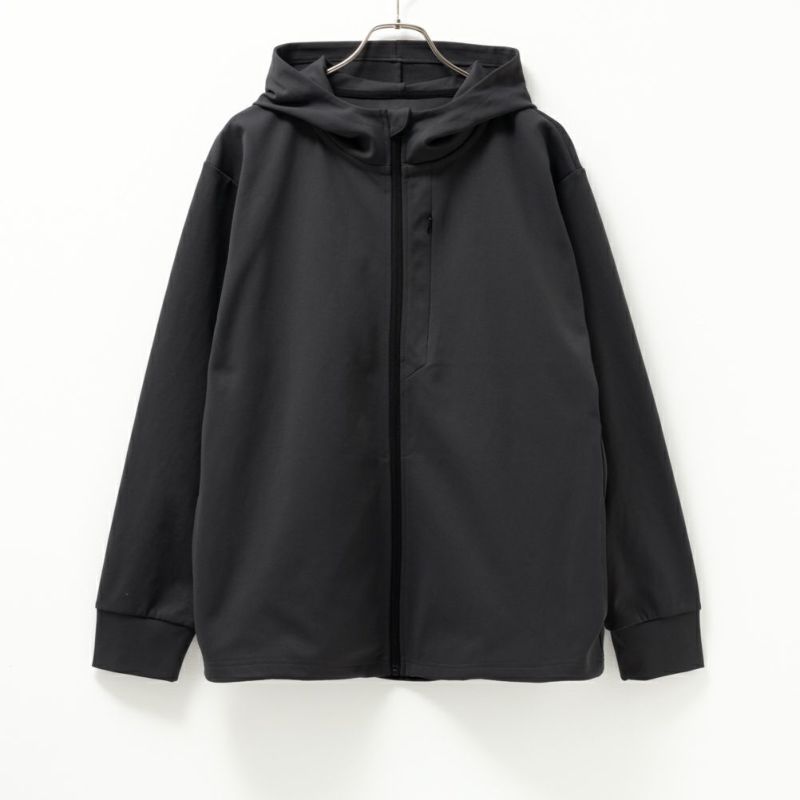 NAVY FIT  ポンチ素材 ストレッチジップアップパーカー メンズ商品画像-8