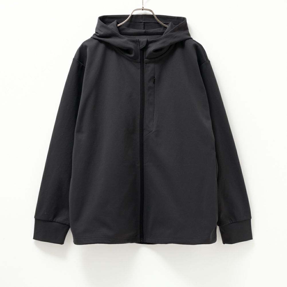 NAVY FIT  ポンチ素材 ストレッチジップアップパーカー メンズ商品画像-8