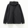 NAVY FIT ポンチ素材 ストレッチジップアップパーカー メンズ