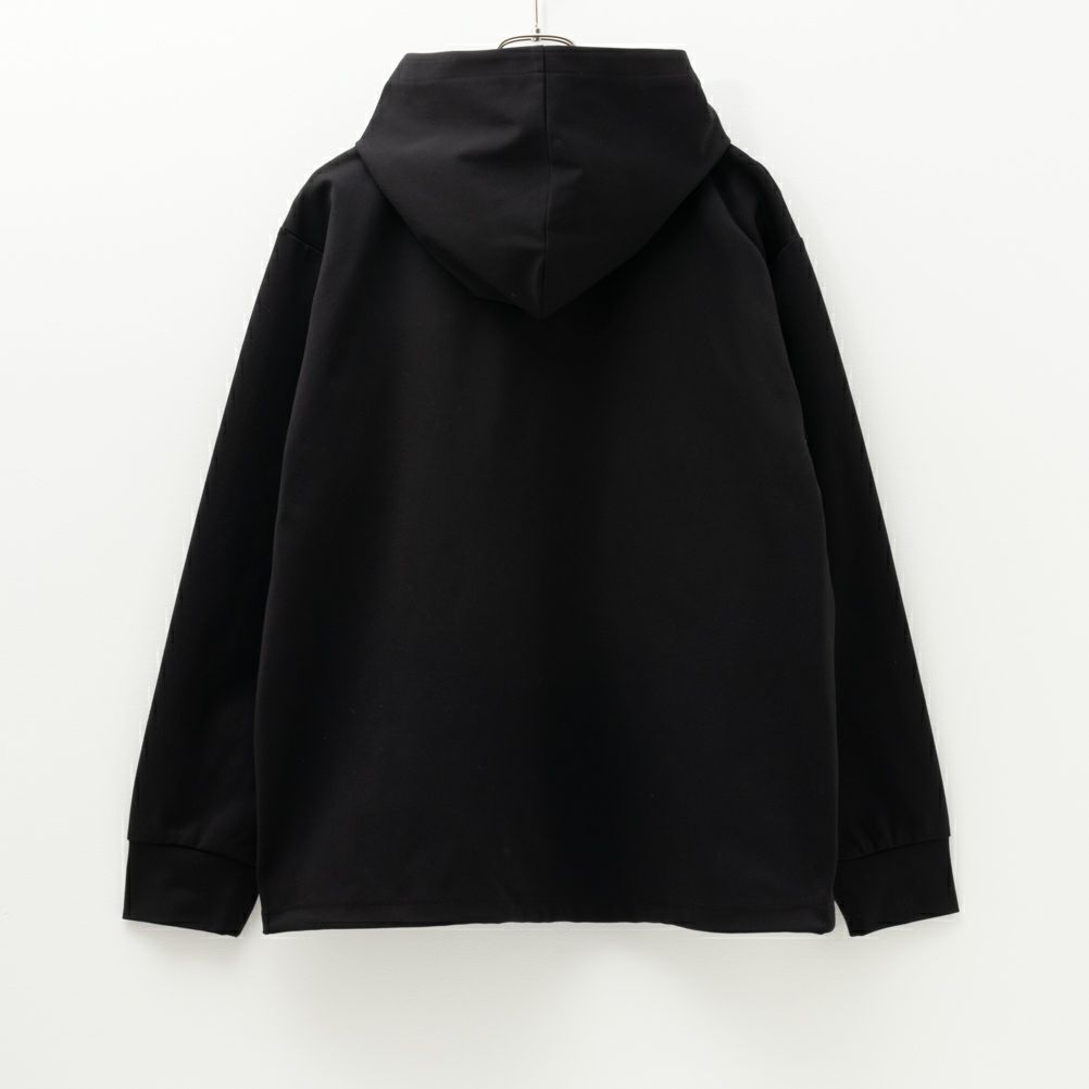 NAVY FIT ポンチ素材 ストレッチジップアップパーカー メンズ