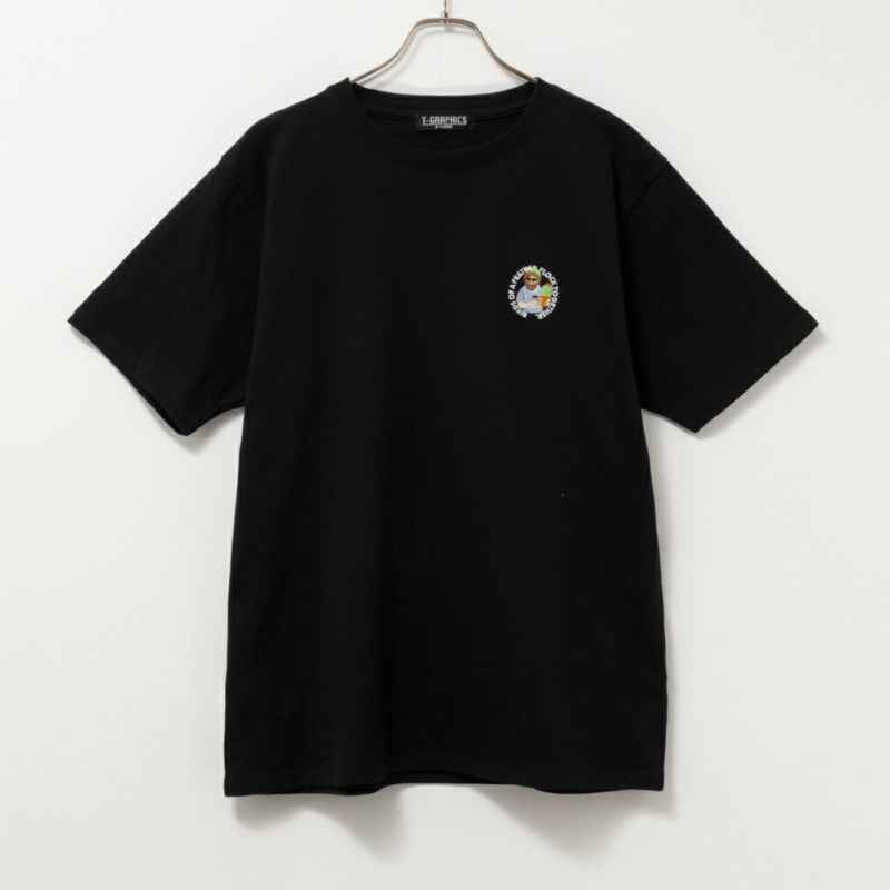 T-GRAPHICS  ワンポイント刺繍半袖Tシャツ メンズ ネコポス 対応商品商品画像-2