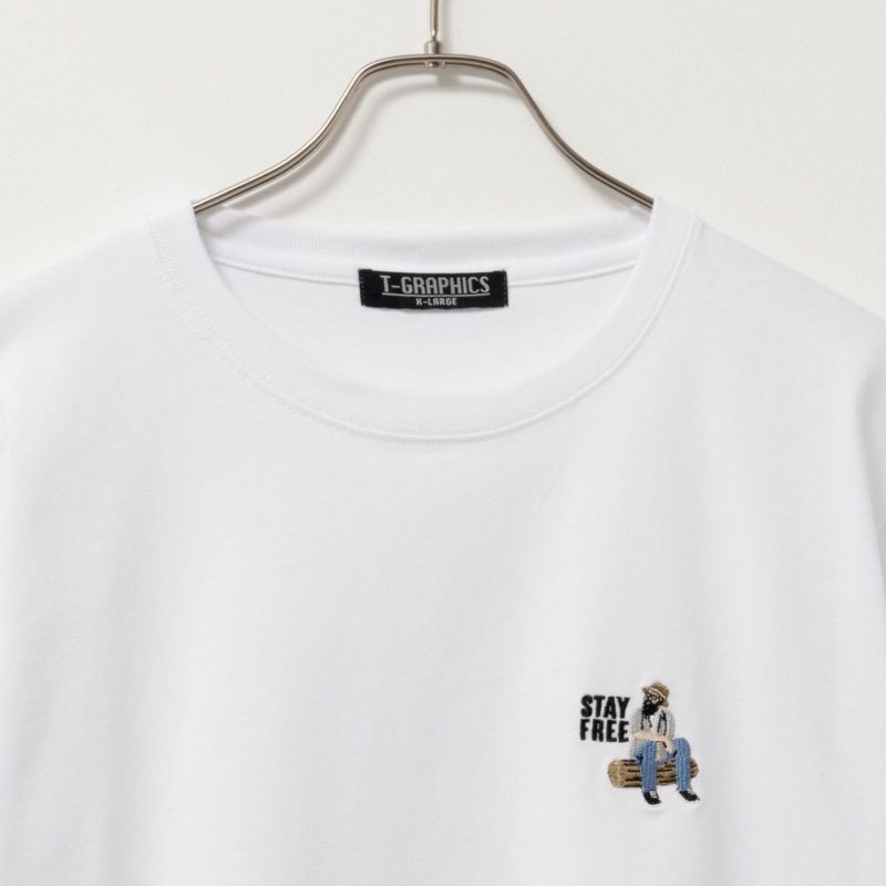 T-GRAPHICS ワンポイント刺繍半袖Tシャツ メンズ メール便 対応商品商品画像-6
