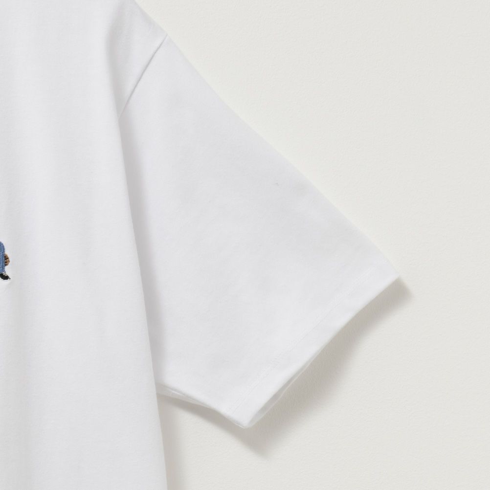 T-GRAPHICS ワンポイント刺繍半袖Tシャツ メンズ ネコポス 対応商品