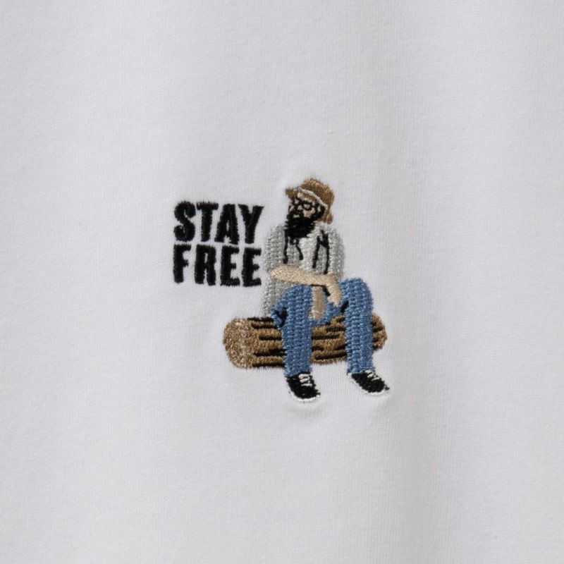 T-GRAPHICS ワンポイント刺繍半袖Tシャツ メンズ メール便 対応商品商品画像-9