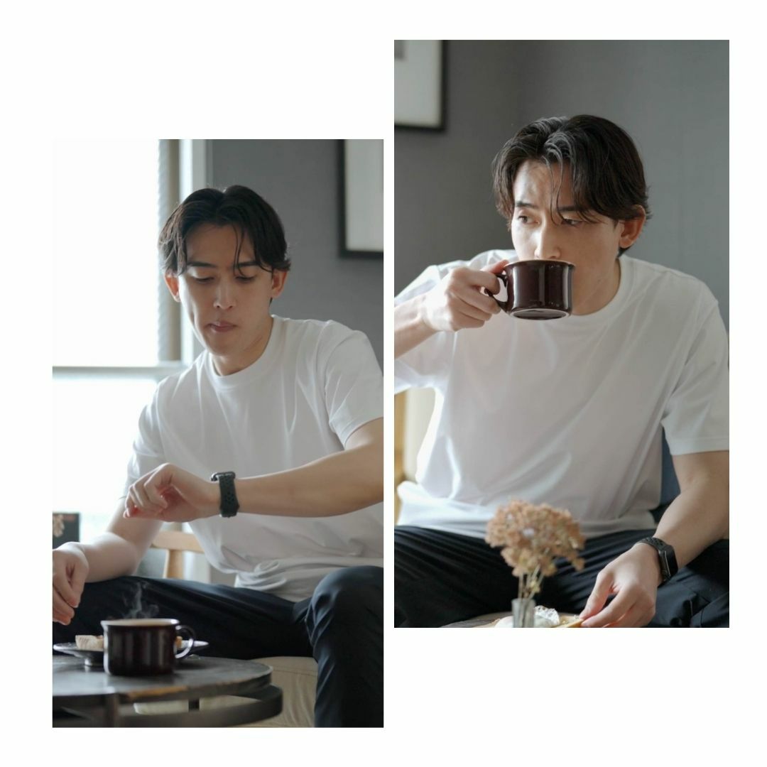 NAVY FIT  ストレッチドライ半袖Tシャツ メンズ メール便 対応商品商品サムネイル-4