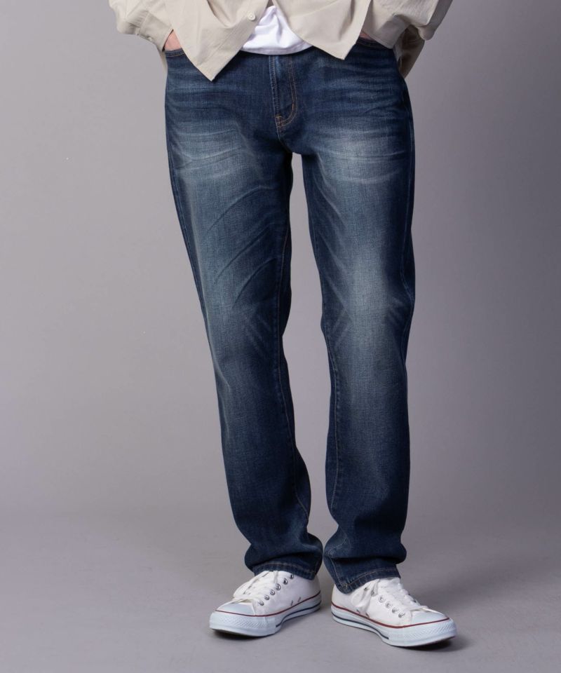 NAVY 毎日はきたくなるデニム「マイデニ」 テーパードデニムパンツ メンズ商品画像-1