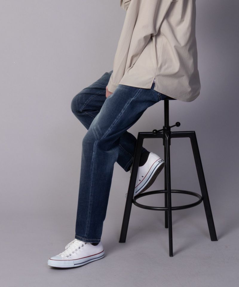 NAVY 毎日はきたくなるデニム「マイデニ」 テーパードデニムパンツ メンズ商品画像-3