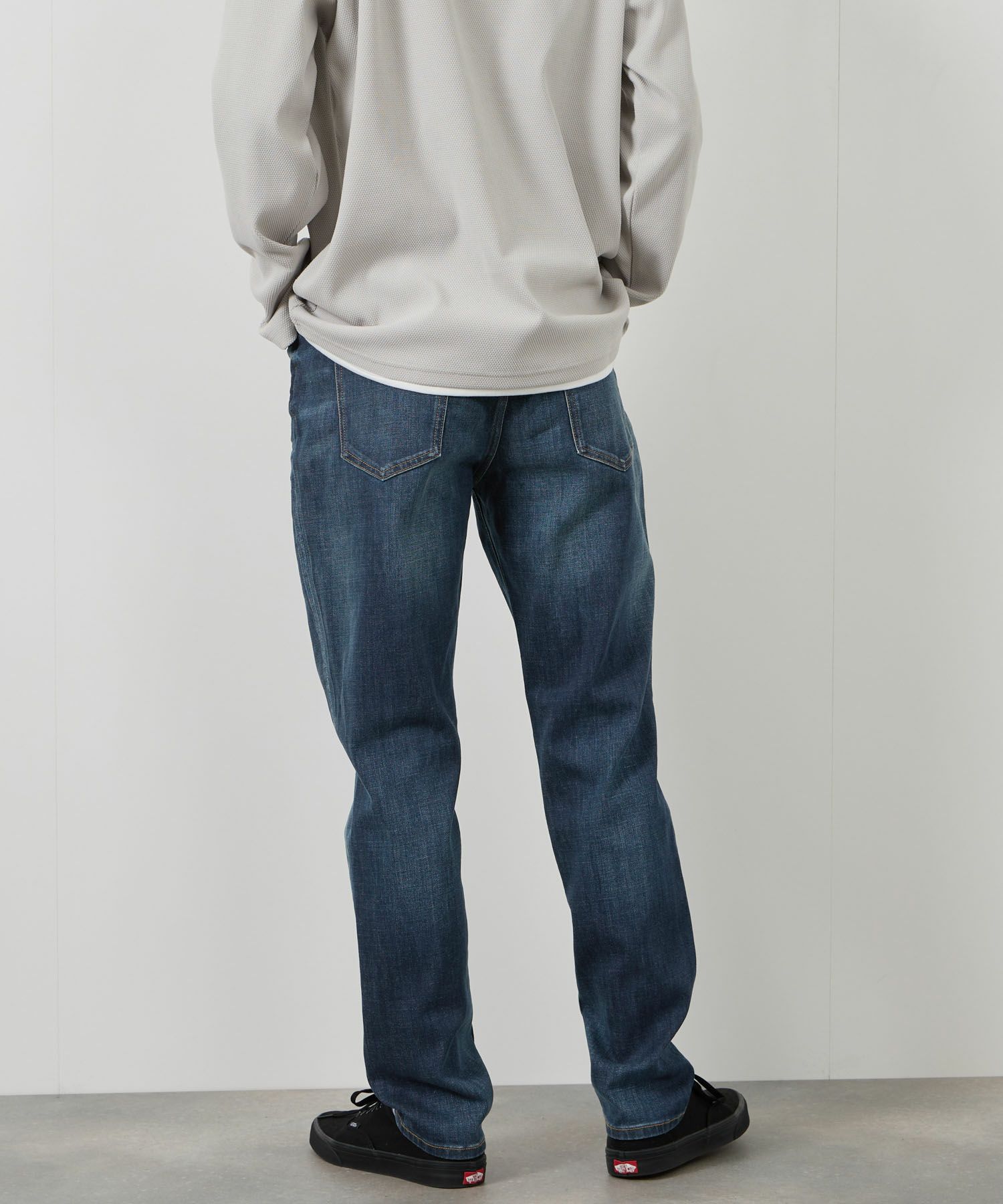 [値下げ]NAVY 毎日はきたくなるデニム「マイデニ」 テーパードデニムパンツ メンズ商品画像-4