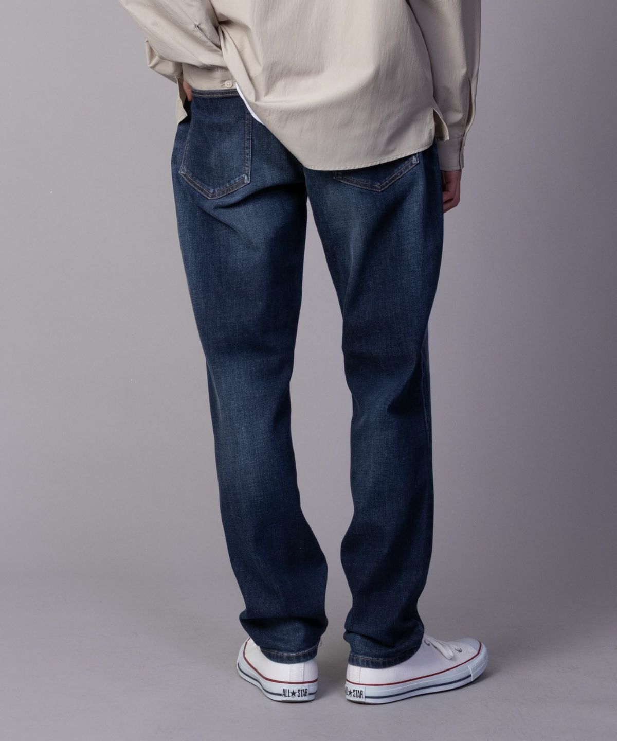 NAVY テーパードデニムパンツ メンズ