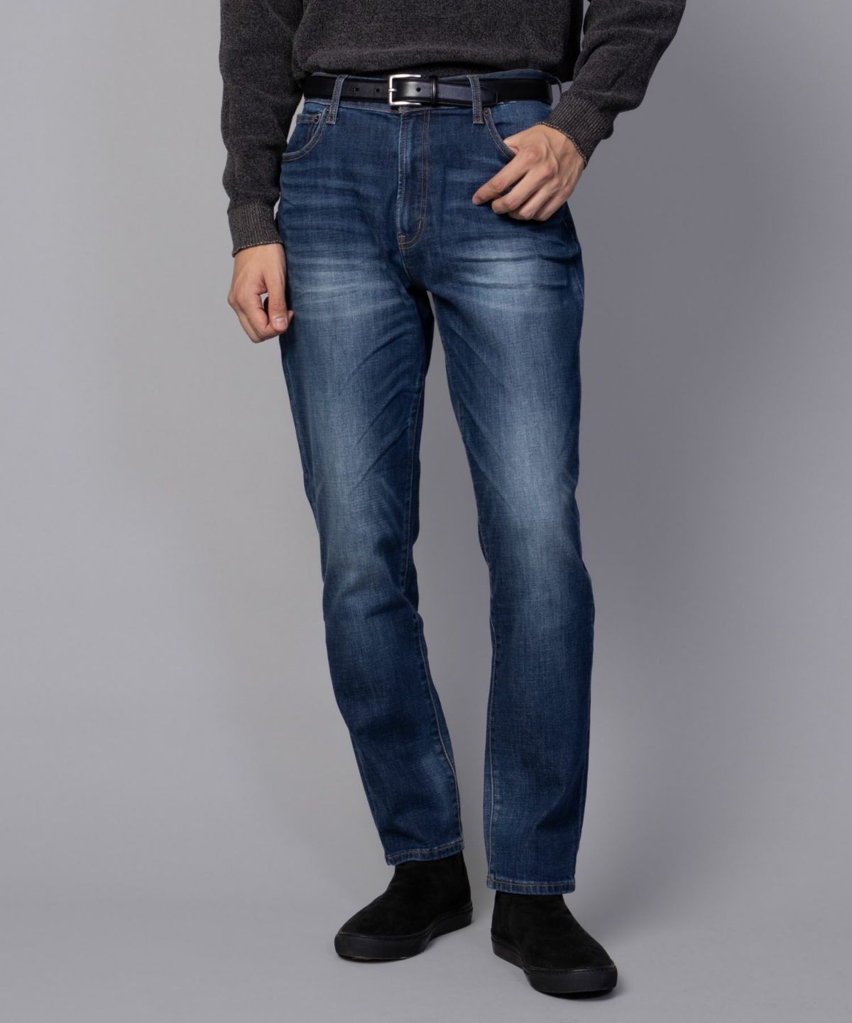 NAVY テーパードデニムパンツ メンズ