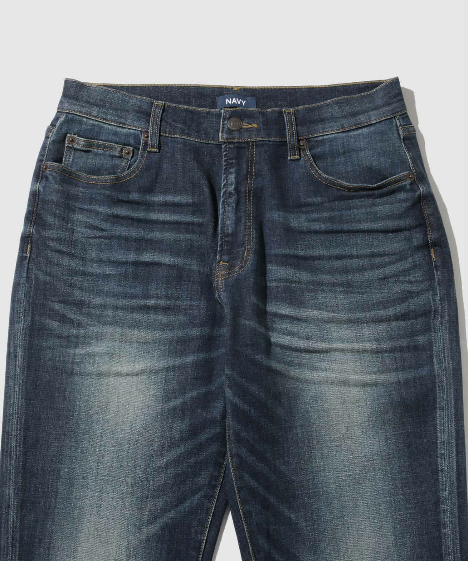 NAVY テーパードデニムパンツ メンズ