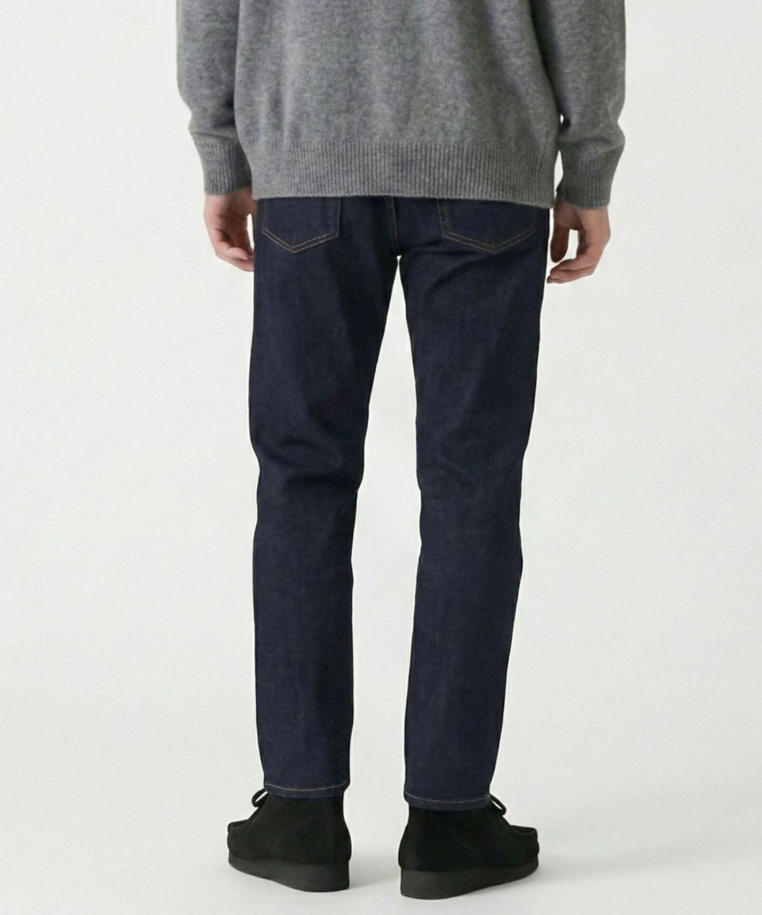 NAVY 毎日はきたくなるデニム「マイデニ」 テーパードデニムパンツ メンズ商品画像-4