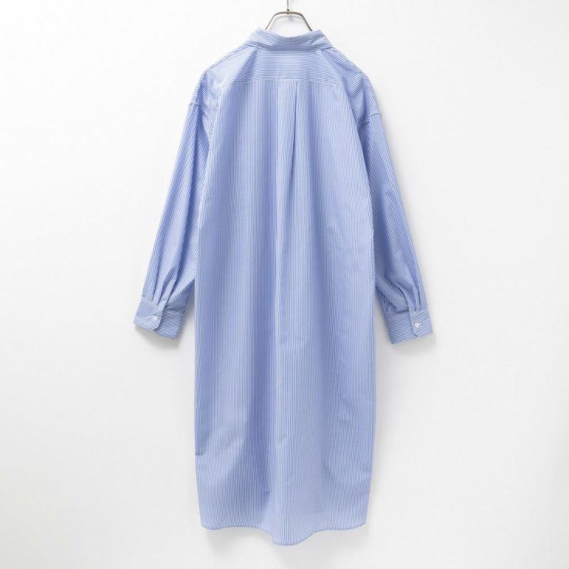 NAVY  ストライプシャツワンピース レディース商品画像-10