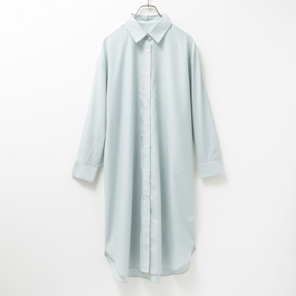 [期間限定価格]NAVY  ストライプシャツワンピース レディース商品画像-11