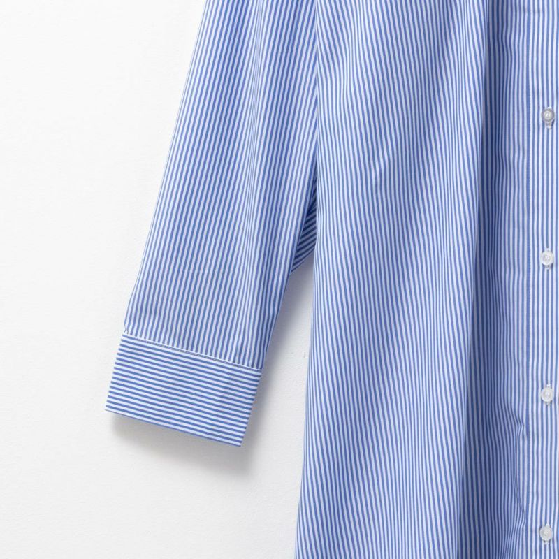 NAVY  ストライプシャツワンピース レディース商品画像-14