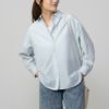 NAVY ストライプシャツ レディース