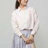 NAVY ストライプシャツ レディース