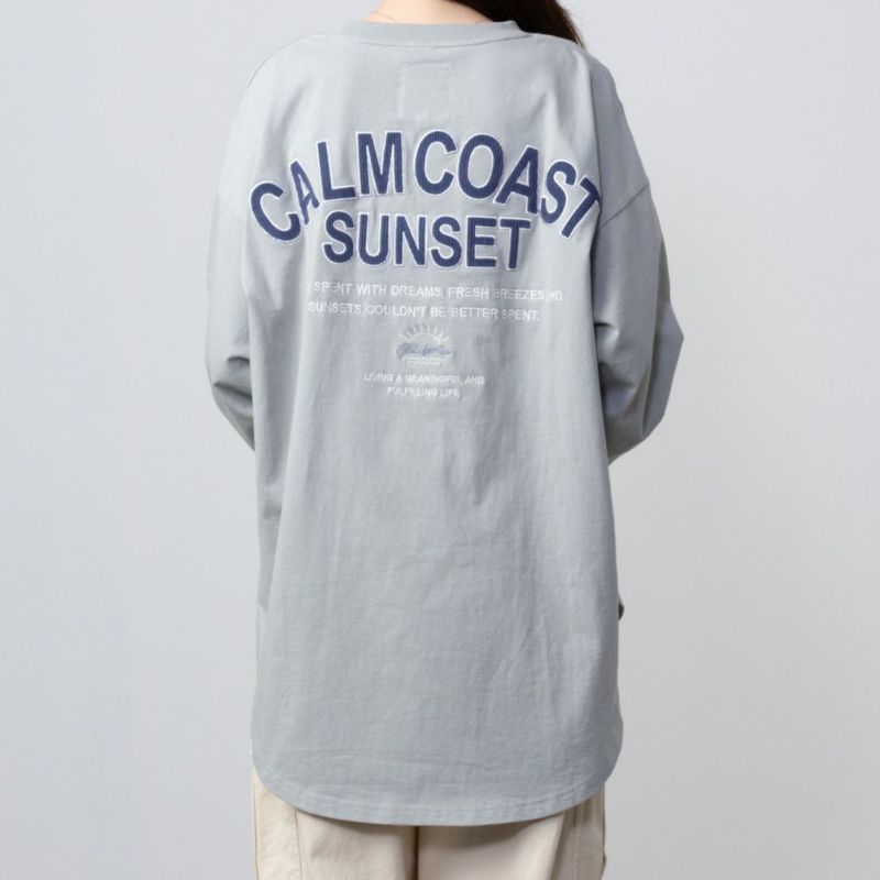 UNDERWRAPS  コーデュロイロゴビッグロングTシャツ レディース メール便 対応商品商品画像-6