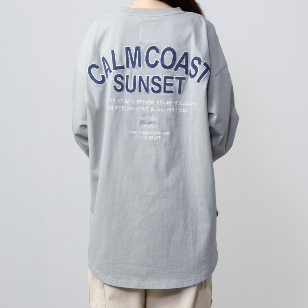 UNDERWRAPS  コーデュロイロゴビッグロングTシャツ レディース メール便 対応商品商品画像-6