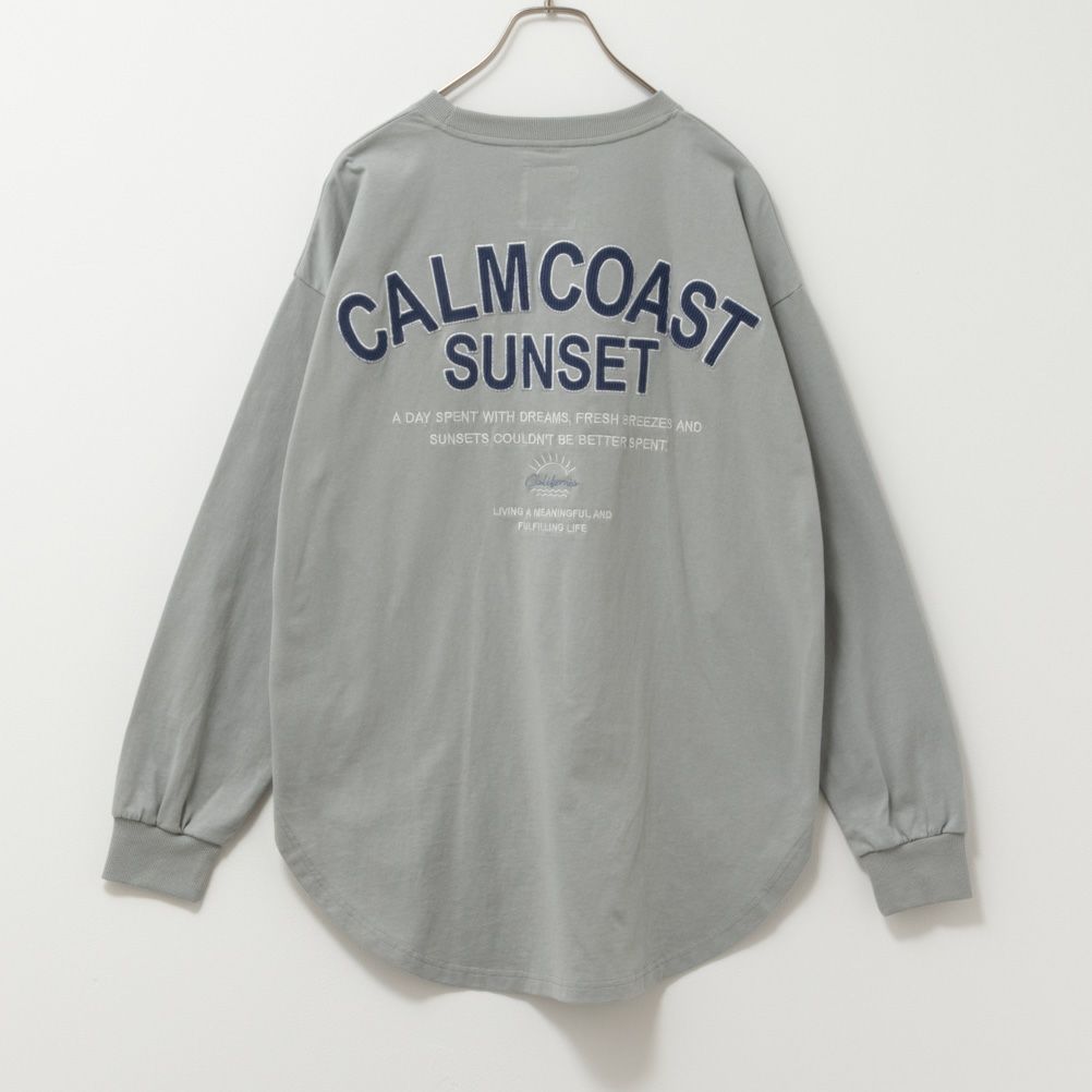 UNDERWRAPS コーデュロイロゴビッグロングTシャツ レディース メール便 対応商品商品画像-11