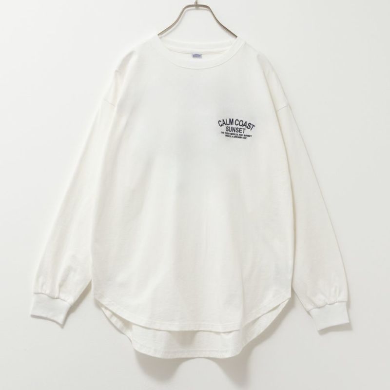 UNDERWRAPS  コーデュロイロゴビッグロングTシャツ レディース メール便 対応商品商品画像-12