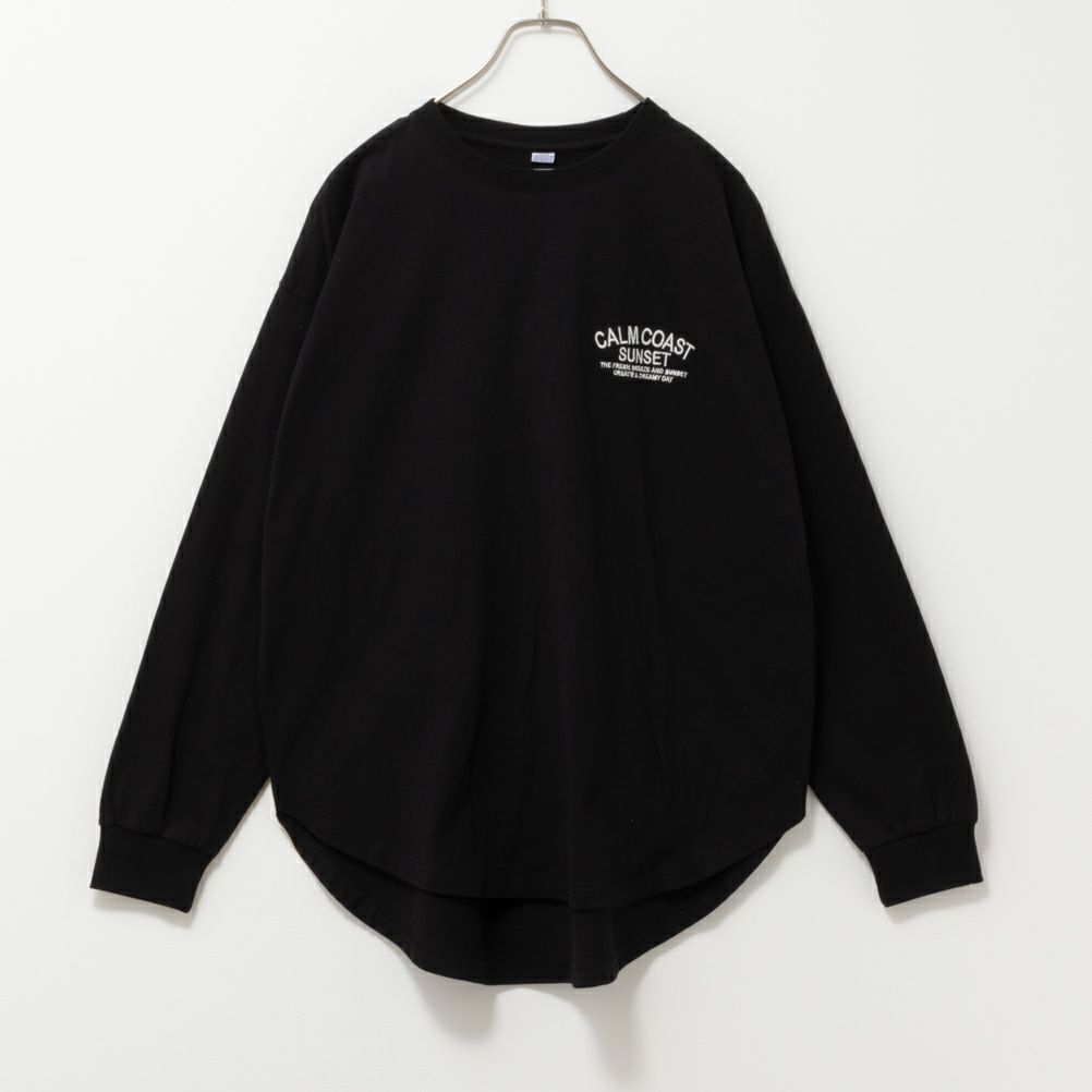 UNDERWRAPS  コーデュロイロゴビッグロングTシャツ レディース メール便 対応商品商品画像-14