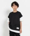 RICH MIX  ポンチ素材 フェイクポケットTシャツ キッズ メール便 対応商品商品サムネイル-1
