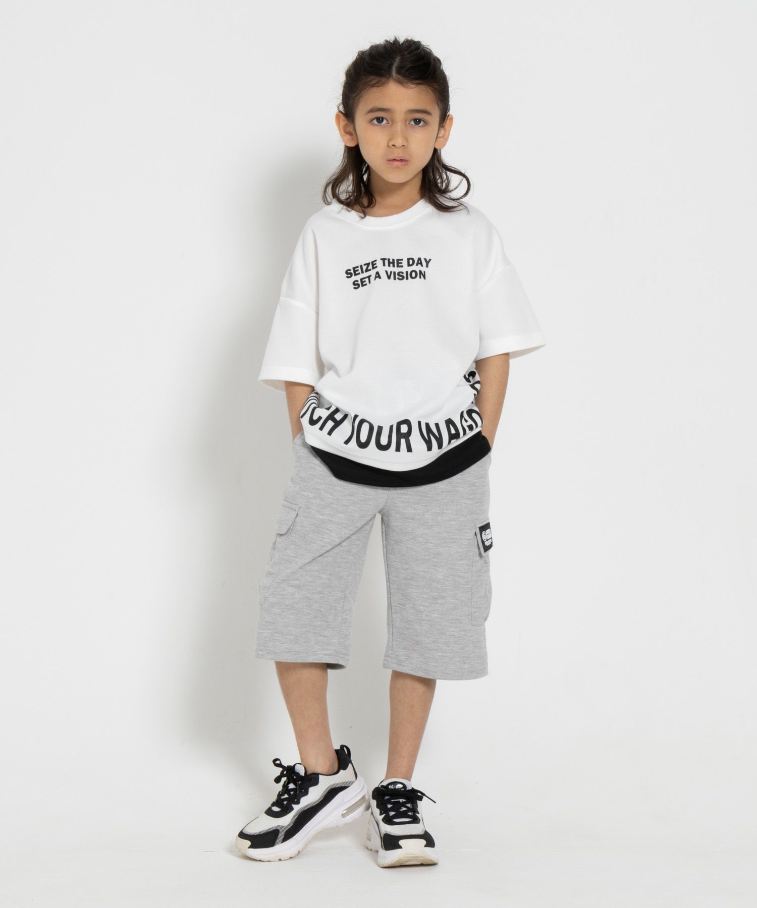 RICH MIX ポンチ素材 フェイクロゴTシャツ キッズ ネコポス 対応商品