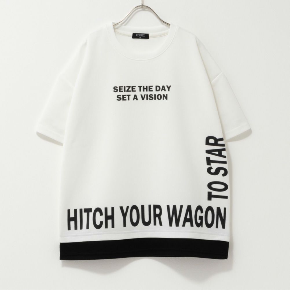 RICH MIX ポンチ素材 フェイクロゴTシャツ キッズ ネコポス 対応商品