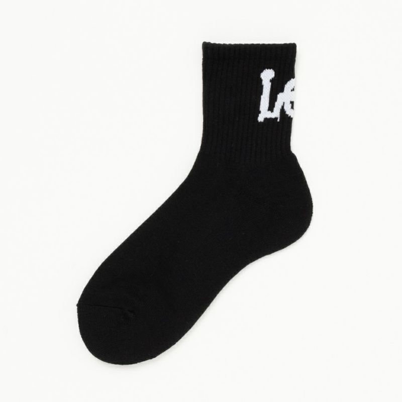 Lee  クォーターソックス アンクルロゴ 3足組 メンズ商品画像-2
