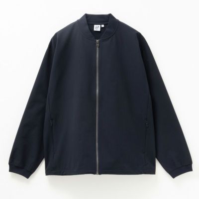 NAVY FIT  サッカーストレッチリブブルゾン メンズ
