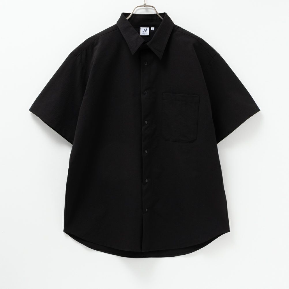 NAVY FIT  サッカーストレッチ半袖シャツ メンズ商品サムネイル-2