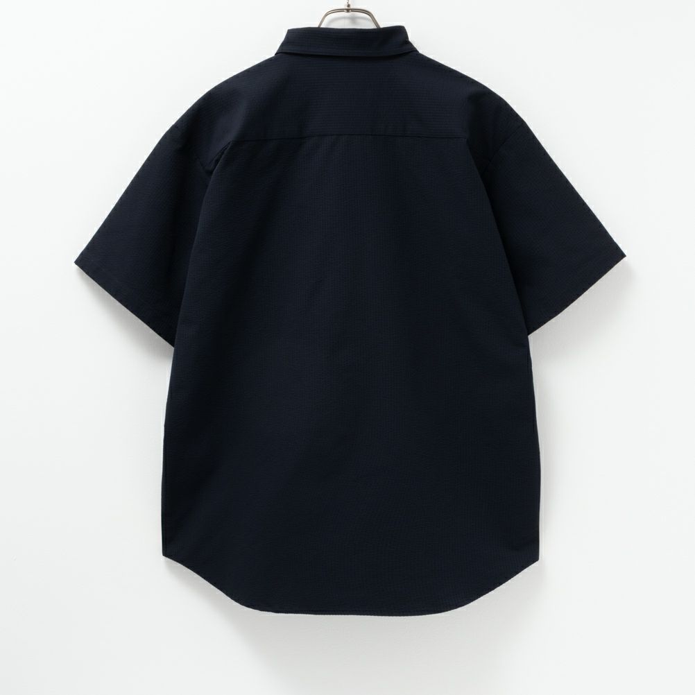 NAVY FIT  サッカーストレッチ半袖シャツ メンズ商品サムネイル-3