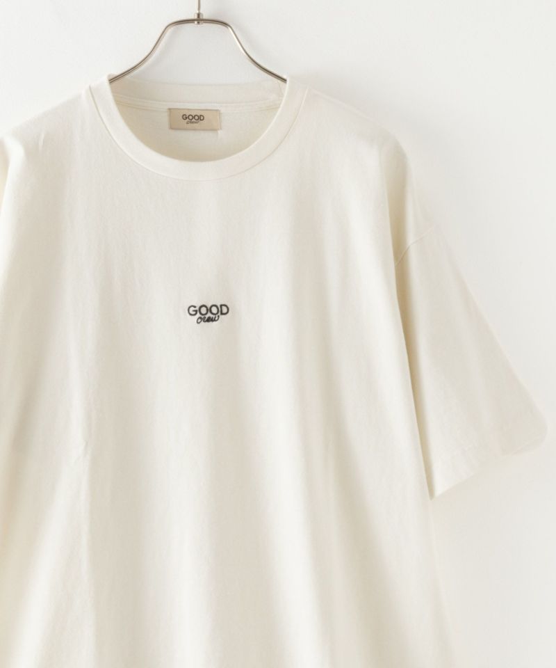 GOOD CREW  ロゴフロスト加工半袖Tシャツ メンズ ネコポス 対応商品商品画像-1