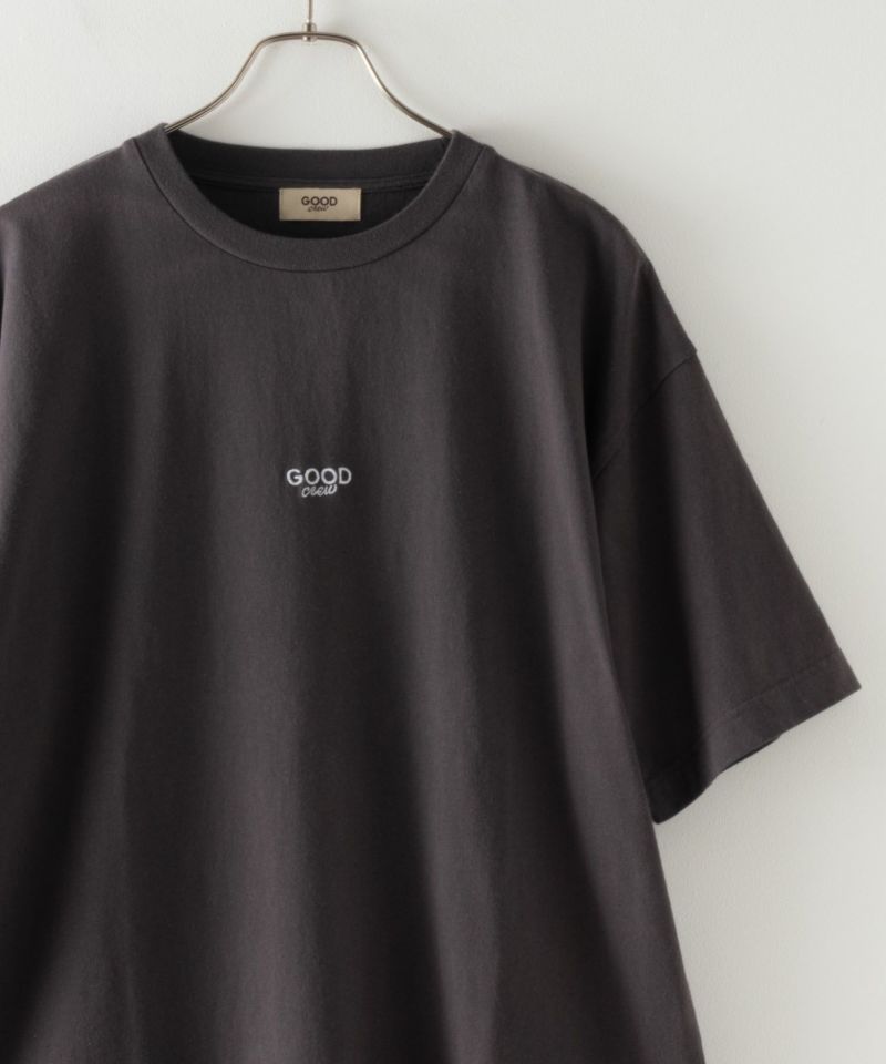 GOOD CREW  ロゴフロスト加工半袖Tシャツ メンズ ネコポス 対応商品商品画像-2