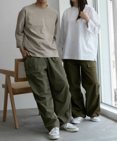 GOOD CREW  USコットン 7分袖Tシャツ メンズ