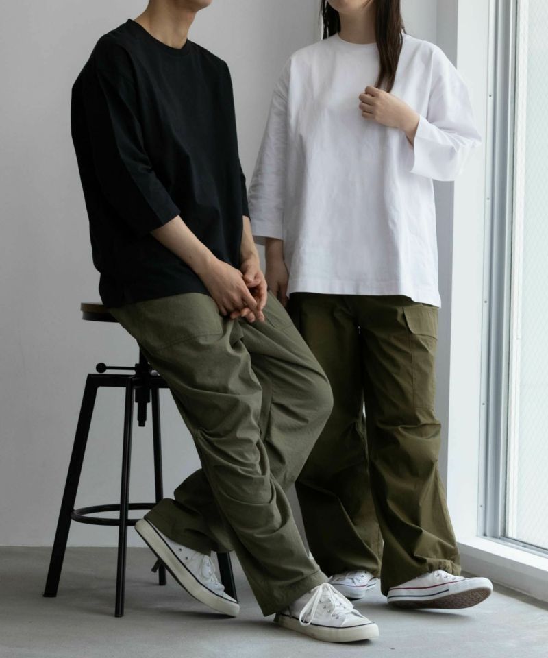 GOOD CREW  USコットン 7分袖Tシャツ メンズ商品画像-2