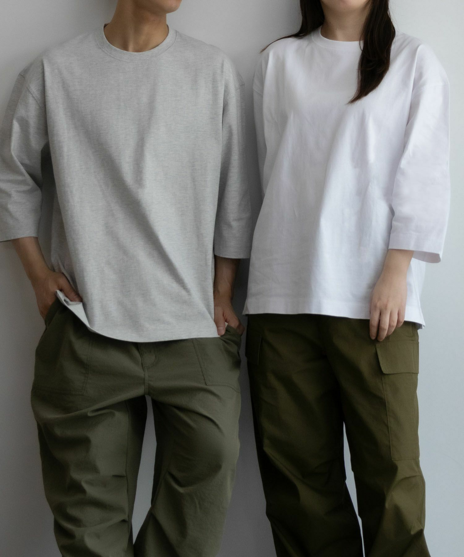 GOOD CREW USコットン 7分袖Tシャツ メンズ