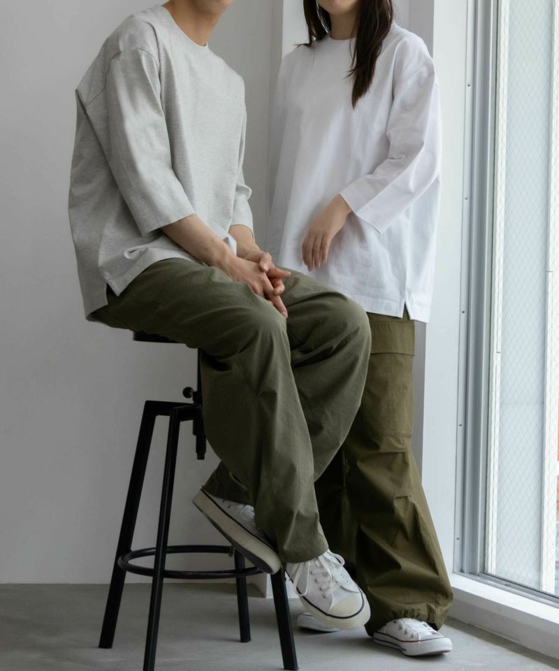 GOOD CREW  USコットン 7分袖Tシャツ メンズ商品画像-4