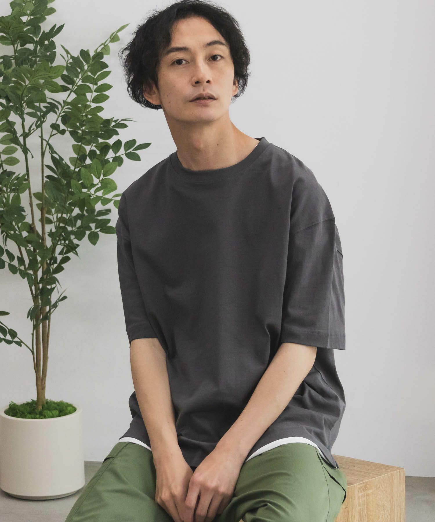 GOOD CREW USコットン半袖Tシャツ メンズ