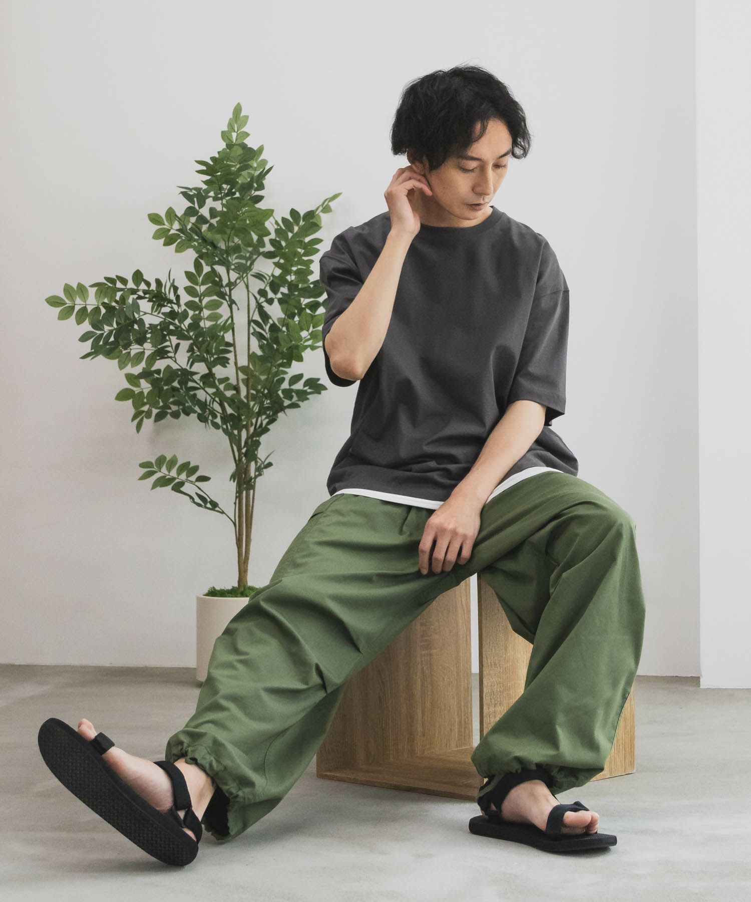 GOOD CREW USコットン半袖Tシャツ メンズ