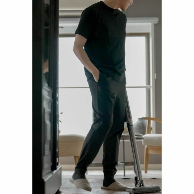 NAVY FIT ポンチ素材 ストレッチドライイージージョガーパンツ メンズ商品画像-3