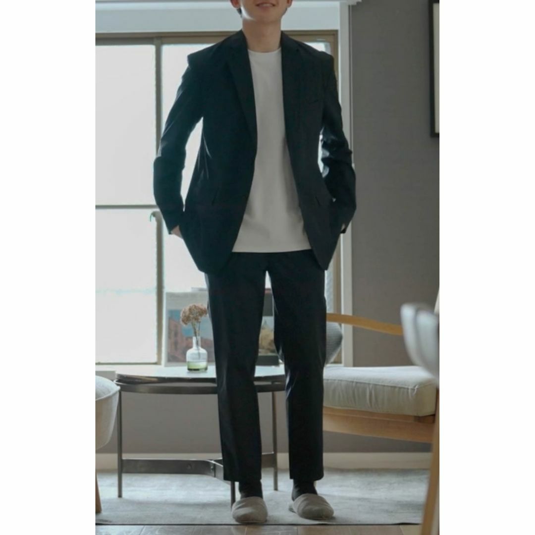 NAVY FIT ストレッチイージースラックス メンズ