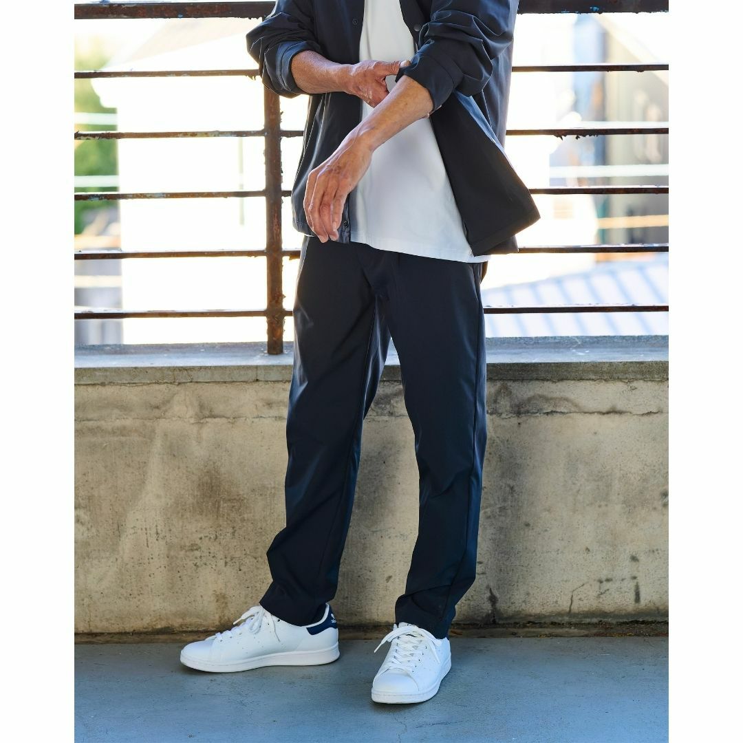 NAVY FIT ストレッチイージースラックス メンズ